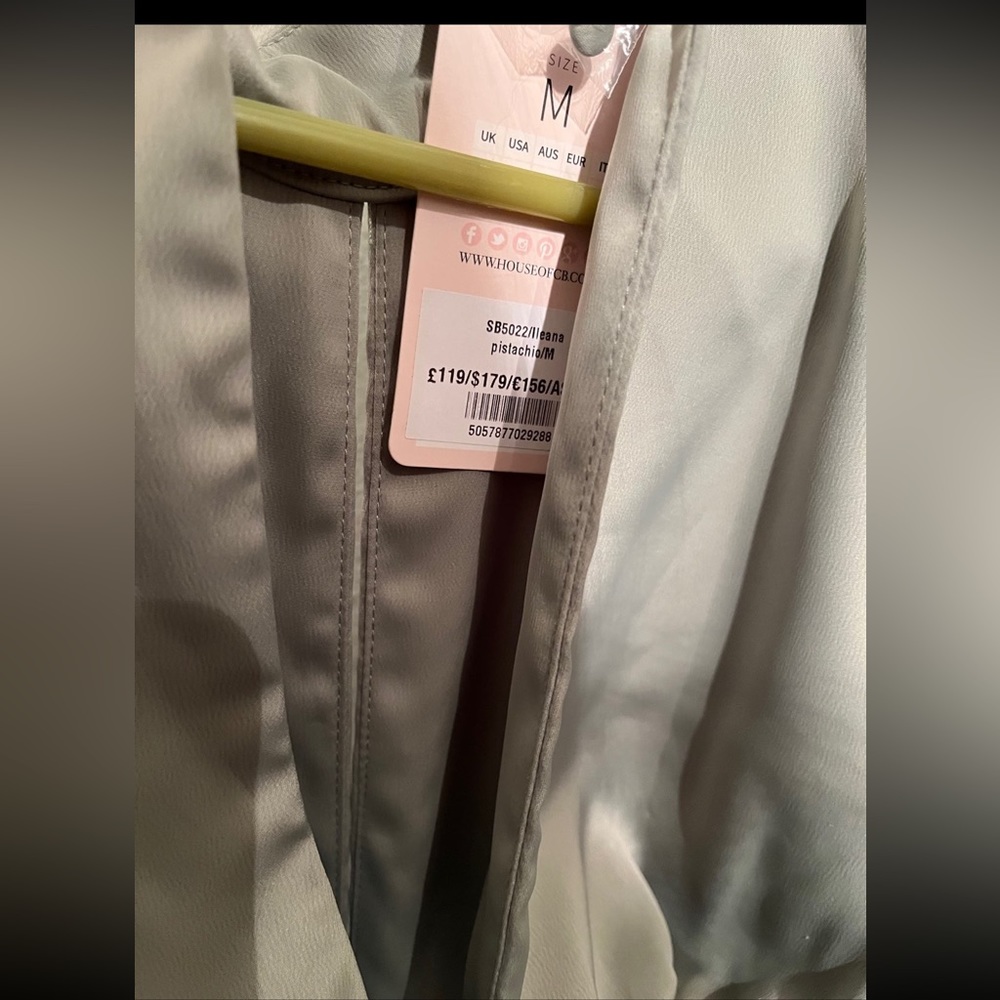 House Of CB London lleana Pistachio Dress - Picture 6 of 6